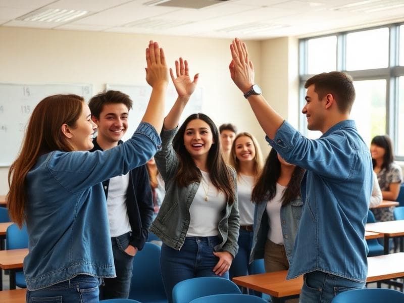 Μαθητές στο κέντρο ξένων γλωσσών